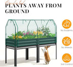 king bird large raised garden bed with legs, side view