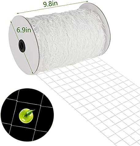 toolazy trellis netting 6.5 x 350 ft showing dimensions