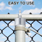 therwen 16 pack chain link fence loop cap showing dimensions