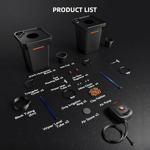 spider farmer dwc hydroponics growing system kit 2, view 9