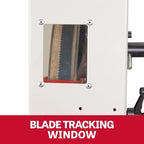 jet 18-inch woodworking band saw, 3 hp, 230v, front angle view