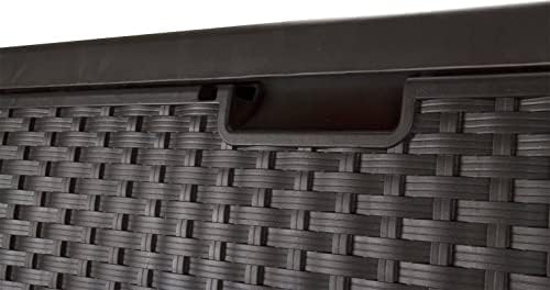 suncast 99 gallon deck garden garage home wicker, package contents