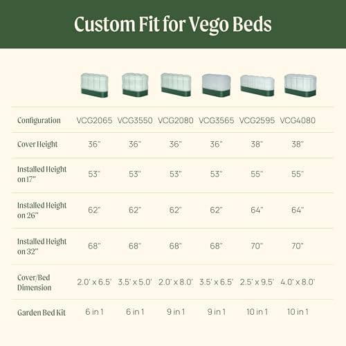 vego garden frost greenhouse cover system for 3.5', front angle view