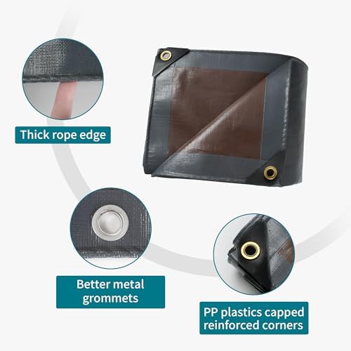 tarpal tarp 8x12 feet super heavy duty tarps, package contents