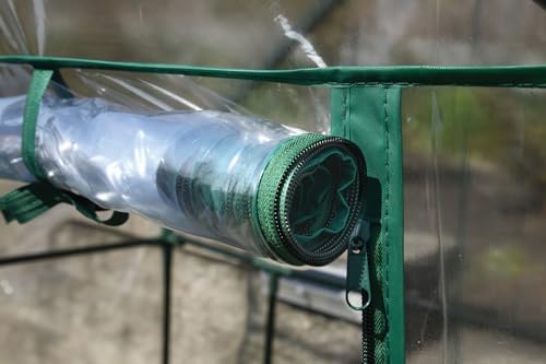 miracle-gro walk-in greenhouse, removable shelves, transparent, 4'8"x29", view 12