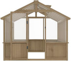 mupater 8 x 16 ft wooden greenhouse for, view 9