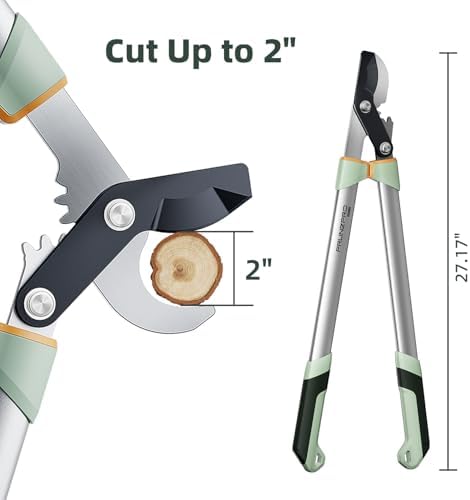 prunepro® loppers for tree trimming stainless steel branch, package contents
