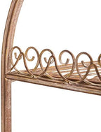 safavieh outdoor - amaris 4-tier bakers rack, side view