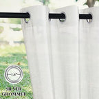 ryb home 2 panels outdoor curtains for patio, side view