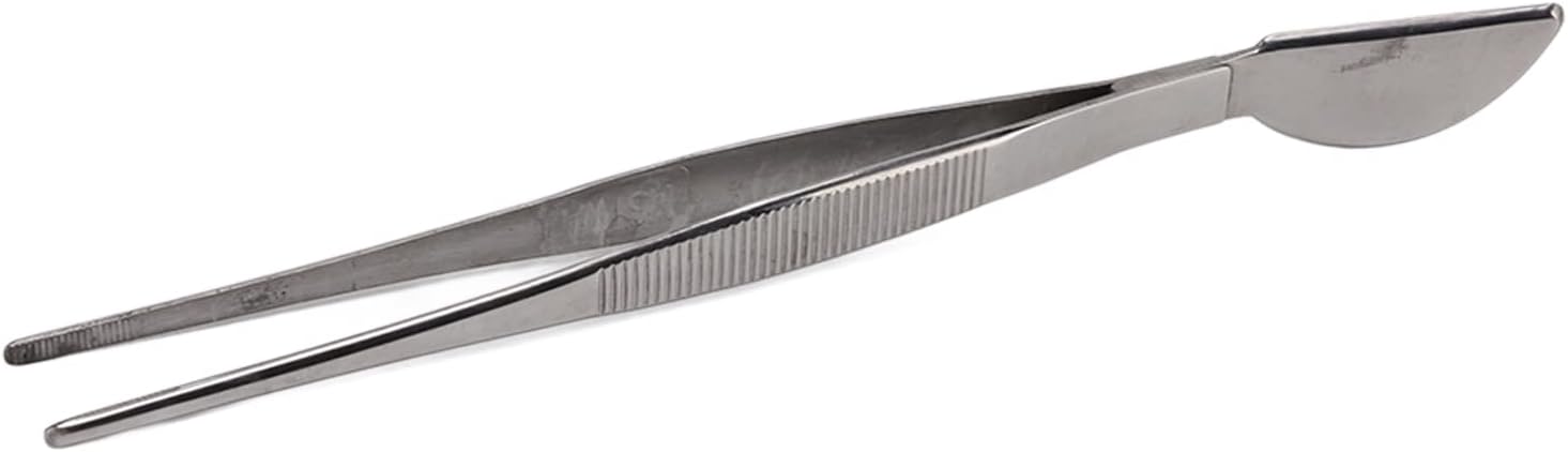 Bonsai Tweezers, Ergonomic Non Slip Handle Smooth Edges, Stainless Steel Precision Tweezers, 2pcs Straight Set for Bonsa