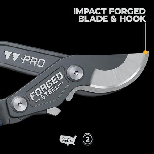 woodland tools co. pro series 32" forged lopper on a desk or shelf