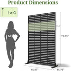 72" privacy screen outdoor privacy fence panel for, package contents
