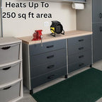 dura heat euh1465 electric forced air heater with, close-up detail