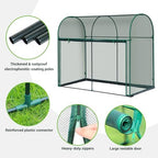 ohuhu crop cages for garden plant: 6x3x5 ft, side view