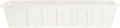 Root & Vessel Poly-Pro Plastic Flower Box Planter, White, 36-Inch