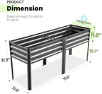 king bird large raised garden bed with legs on a desk or shelf