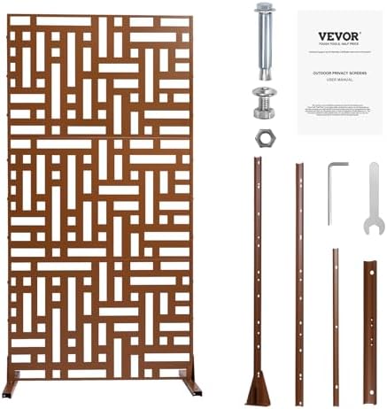 vevor metal privacy screen, 47" w x 76", view 9