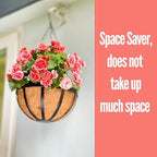 lalagreen round hanging baskets (14 in, 4 pack), package contents