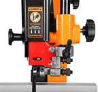 wen industrial band saw, 14-inch, 1 hp dual-voltage, front angle view
