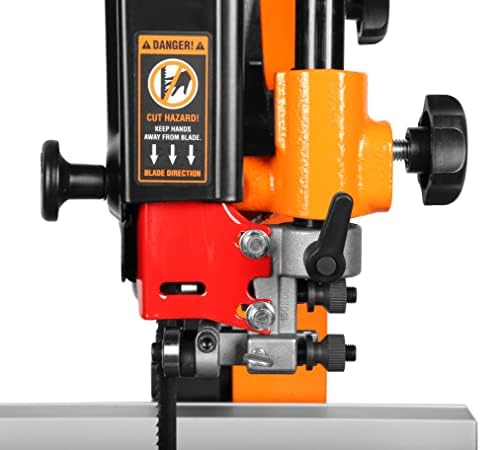 wen industrial band saw, 14-inch, 1 hp dual-voltage, front angle view