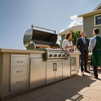 vevor outdoor kitchen drawers 18.1"w x 23.2"h x shown in use