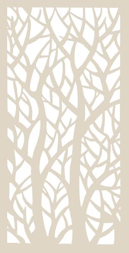 vima (twin trees) decorative wall art panel on a desk or shelf