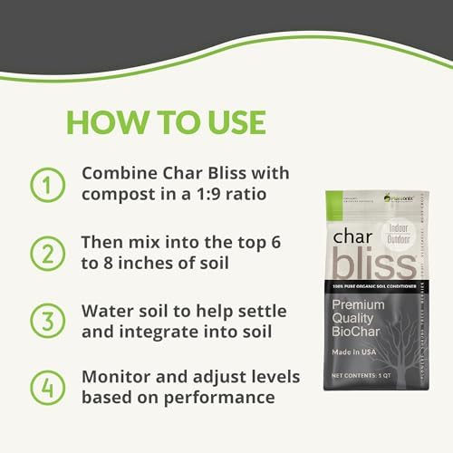 char bliss (24 qts) - organic biochar soil, close-up detail