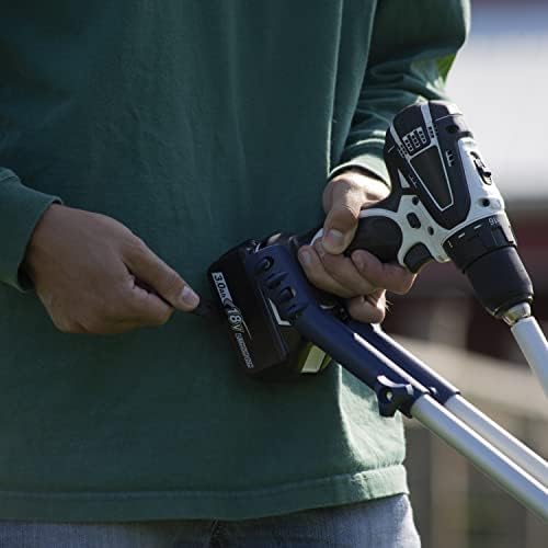 fusion drill-powered cultivator, compatible with most cordless drills, package contents