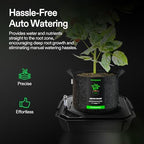 vivosun 4-pack flexfeed self-watering pots with grow bags shown in use