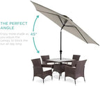 best choice products 10ft outdoor patio umbrella, outdoor shown in use