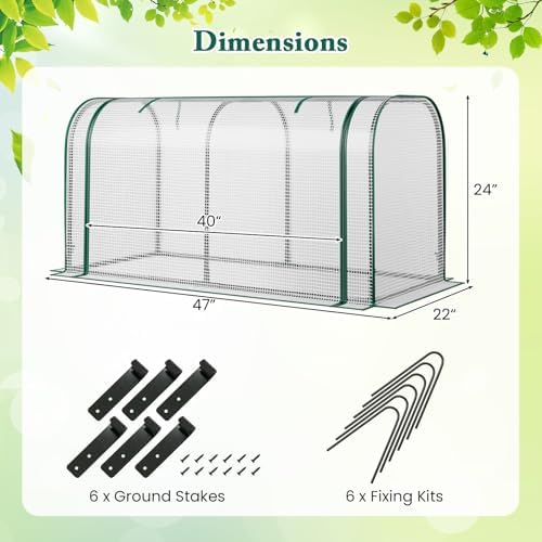 raised garden bed with greenhouse, waterproof sun-protective green on a desk or shelf