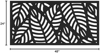 barrette outdoor living 2'x4' black and umber sanibel, front angle view