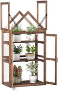 happygrill cold frame, mini wooden green house w/transparent, main product view