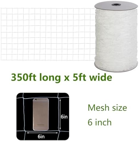 toolazy trellis netting 5 x 350 ft shown in use