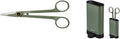 Fiskars Urban Plant Care Small Shears with Holder | For fine cuts on indoor plants, total length 17 cm, stainless steel/plastic, dark green/black, 1075315
