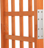 yaheetech 7ft wooden arch arbor, wood trellis for, package contents