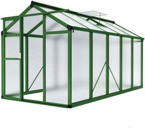 garvee 6x10 ft greenhouse - large aluminum greenhouses on a desk or shelf