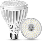 SANSI 24W Grow Light Bulb for Indoor Plants, 300W Equivalent, Full Spectrum | LED Grow Bulb, Grow Lamp with Optical Lens for High PPFD, 4000K Daylight Plant Lights for Indoor Growing