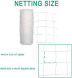 heavy duty trellis netting roll - 47''x328' plastic shown in use