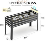 king bird raised garden bed with legs &, package contents