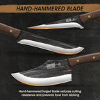 hoshanho butcher knife set, sharp kitchen knife set, close-up detail