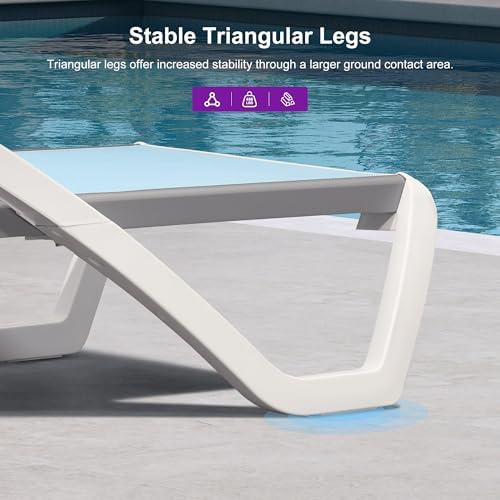 purple leaf patio chaise lounge set of 3 on a desk or shelf