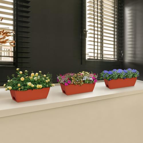 eteli railing planter box 6 pack balcony planters, package contents
