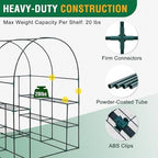 eagle peak 3-tier walk in portable greenhouse with on a desk or shelf