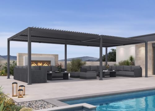 purple leaf 92ks outdoor pergola 13' x 25' shown in use
