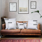 utopia bedding throw pillows, decorative 17x17 pillow inserts shown in use