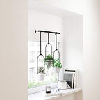 umbra triflora hanging planter, indoor herb garden, set, view 9