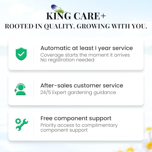 king bird premium greenhouse for outdoors, 56x56x77 upgraded, view 9