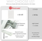kozyard metal privacy screen 74" h x 47.2", close-up detail