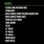 ego power+ electric pressure washer, 3200 psi power, view 10